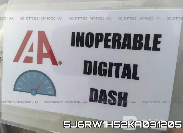 5J6RW1H52KA031205 фото 7