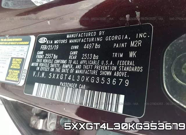 5XXGT4L30KG353679 фото 10