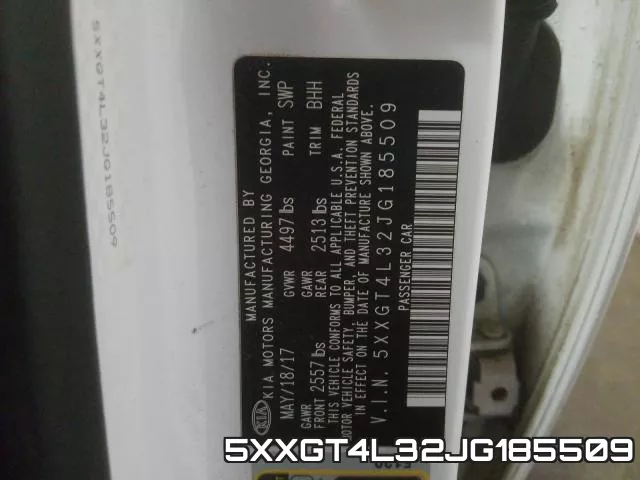 5XXGT4L32JG185509 фото 2