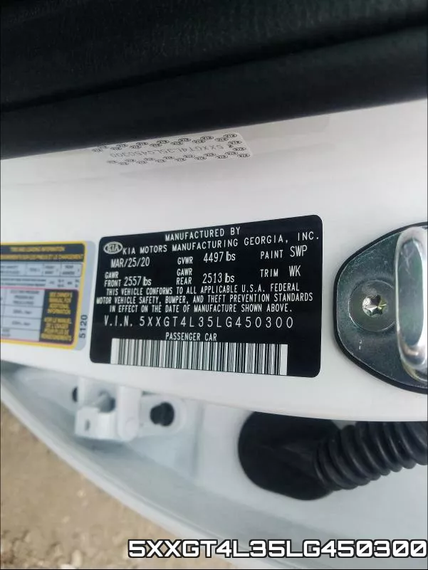 5XXGT4L35LG450300 фото 2