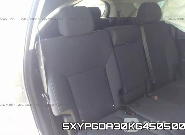 5XYPGDA30KG450500 фото 9
