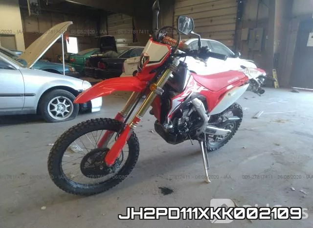 JH2PD111XKK002109 фото 3
