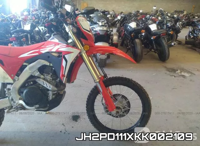 JH2PD111XKK002109 фото 6
