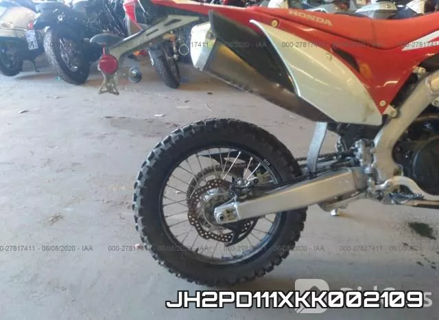 JH2PD111XKK002109 фото 7