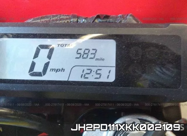 JH2PD111XKK002109 фото 8