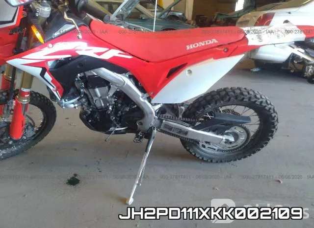 JH2PD111XKK002109 фото 10