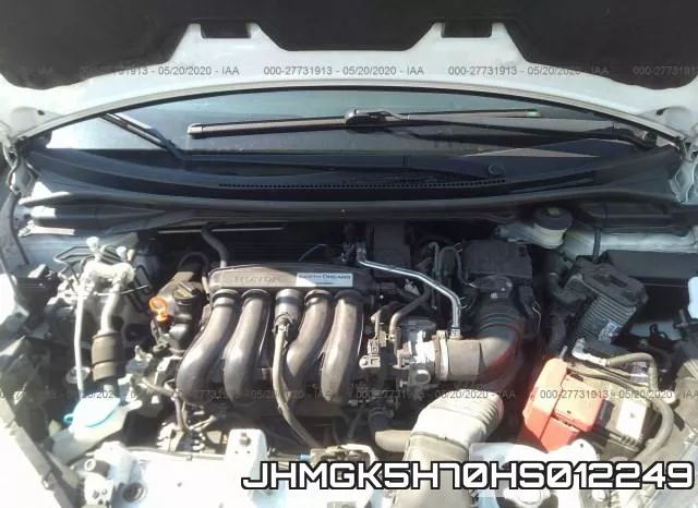 JHMGK5H70HS012249 фото 2
