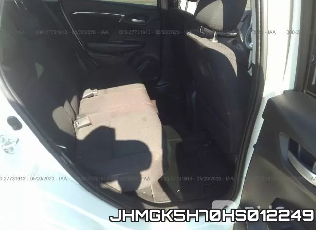 JHMGK5H70HS012249 фото 9
