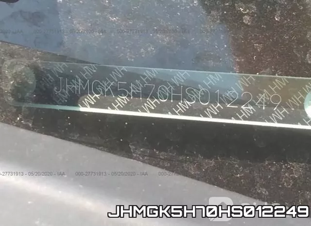 JHMGK5H70HS012249 фото 10