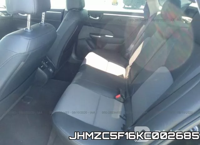 JHMZC5F16KC002685 фото 9