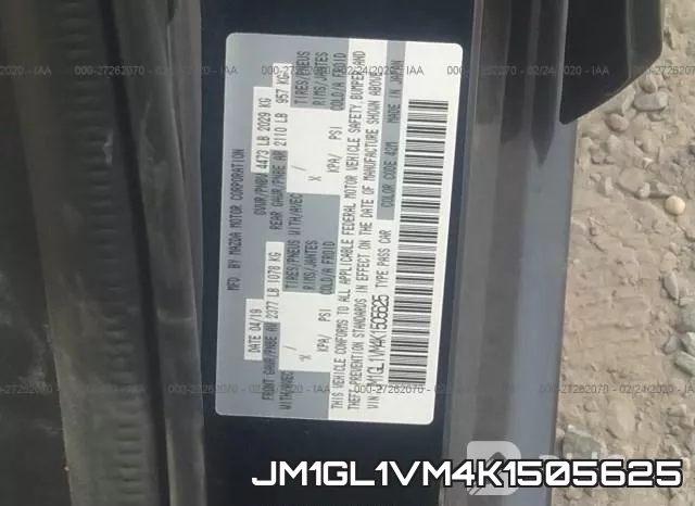 JM1GL1VM4K1505625 фото 10