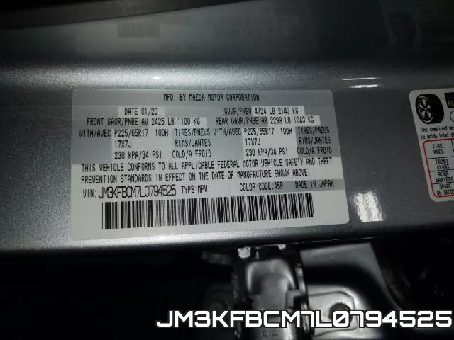 JM3KFBCM7L0794525 фото 2
