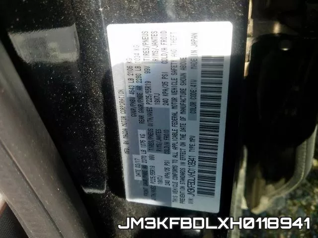 JM3KFBDLXH0118941 фото 2