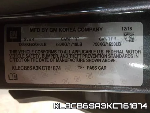 KL8CB6SA3KC761874 фото 2