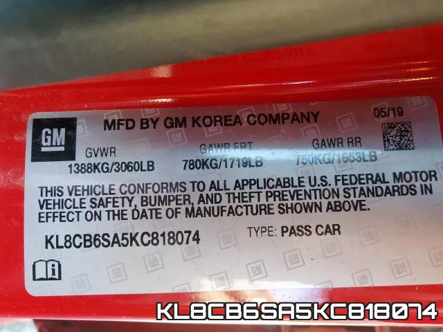 KL8CB6SA5KC818074 фото 2