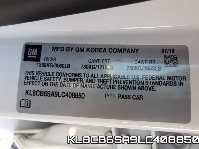 KL8CB6SA9LC408850 фото 2