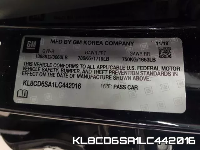 KL8CD6SA1LC442016 фото 2