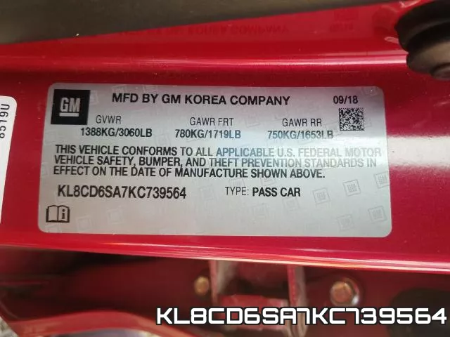 KL8CD6SA7KC739564 фото 2