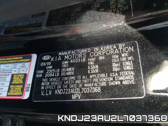 KNDJ23AU2L7037368 фото 2