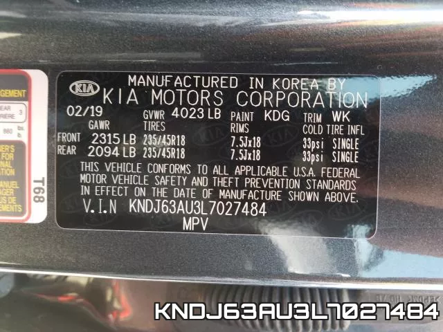 KNDJ63AU3L7027484 фото 2