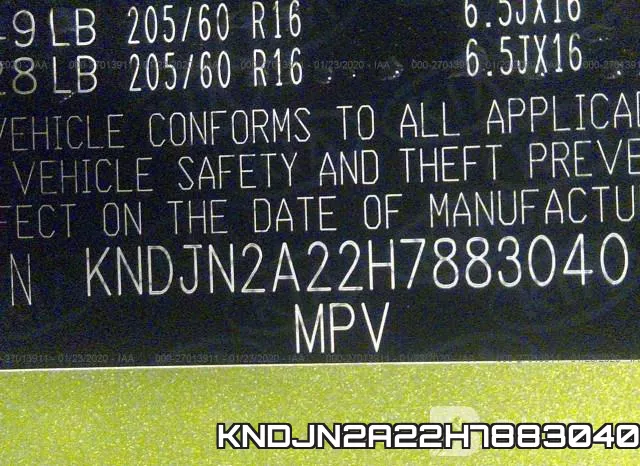 KNDJN2A22H7883040 фото 10