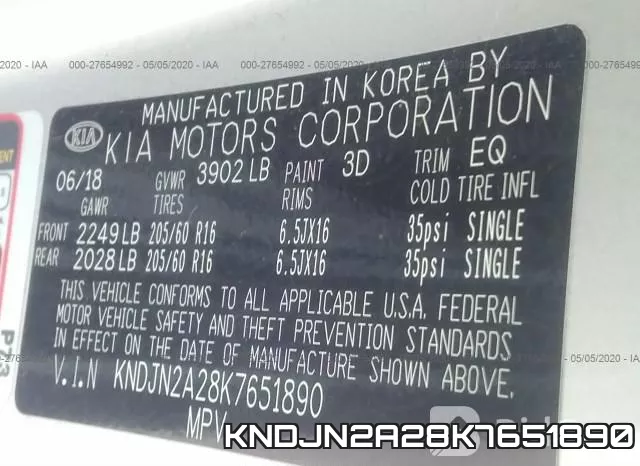 KNDJN2A28K7651890 фото 10