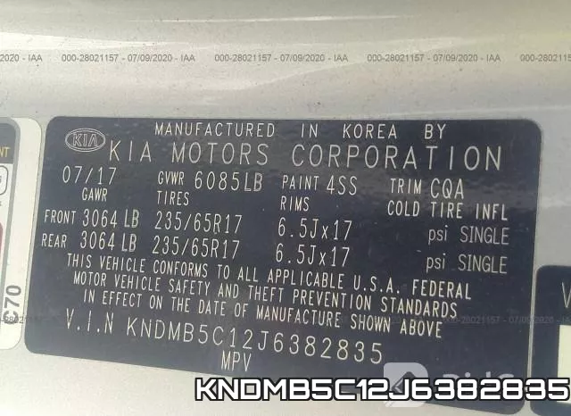 KNDMB5C12J6382835 фото 10