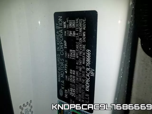 KNDP6CAC9L7686669 фото 2