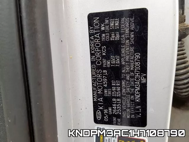 KNDPM3AC1H7108790 фото 2