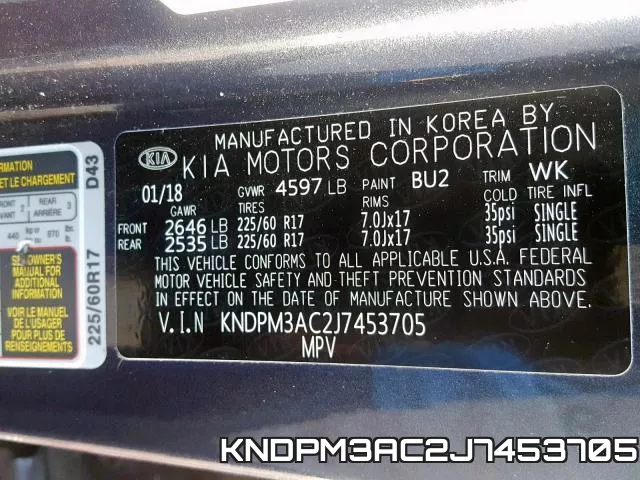 KNDPM3AC2J7453705 фото 2