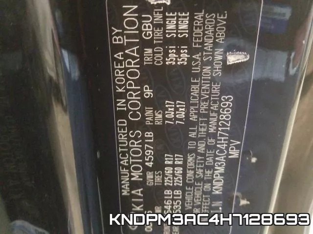 KNDPM3AC4H7128693 фото 2