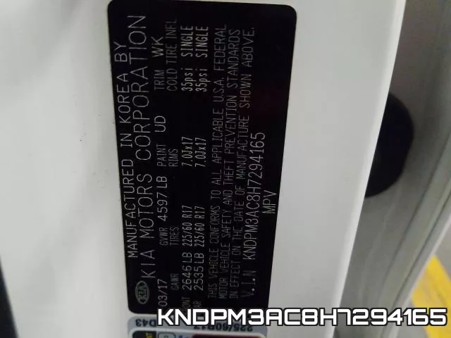 KNDPM3AC8H7294165 фото 2