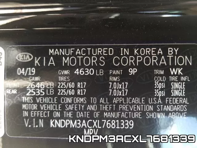 KNDPM3ACXL7681339 фото 2