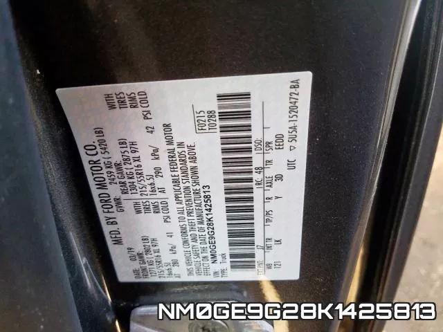 NM0GE9G28K1425813 фото 2