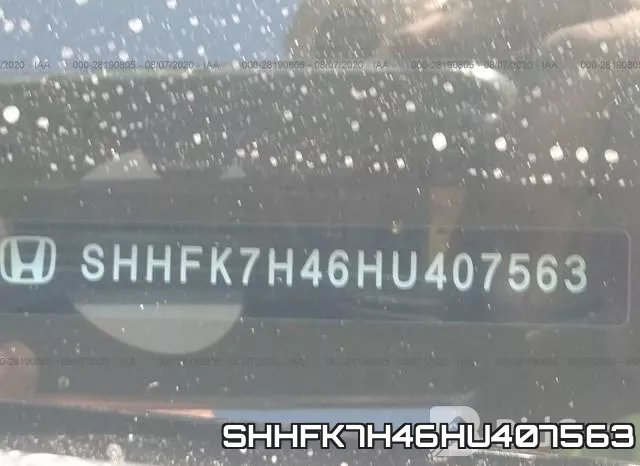SHHFK7H46HU407563 фото 10