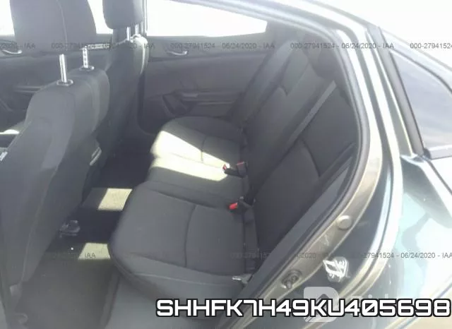 SHHFK7H49KU405698 фото 9