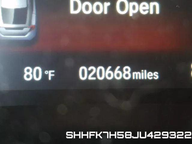 SHHFK7H58JU429322 фото 9
