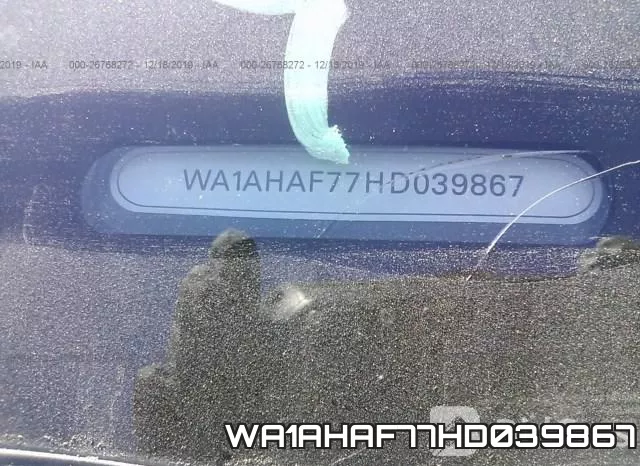 WA1AHAF77HD039867 фото 10