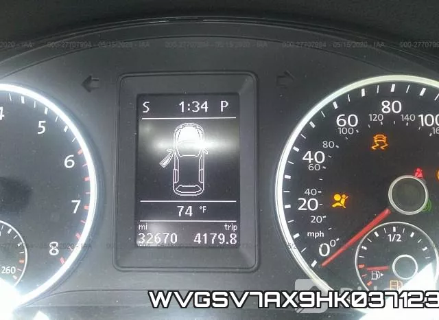 WVGSV7AX9HK037123 фото 8