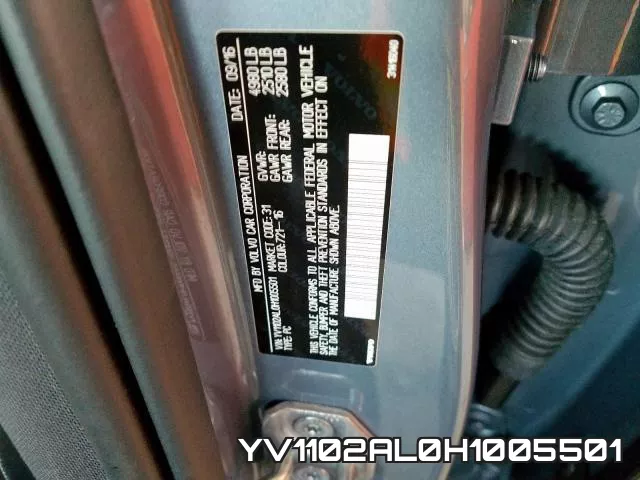 YV1102AL0H1005501 фото 2