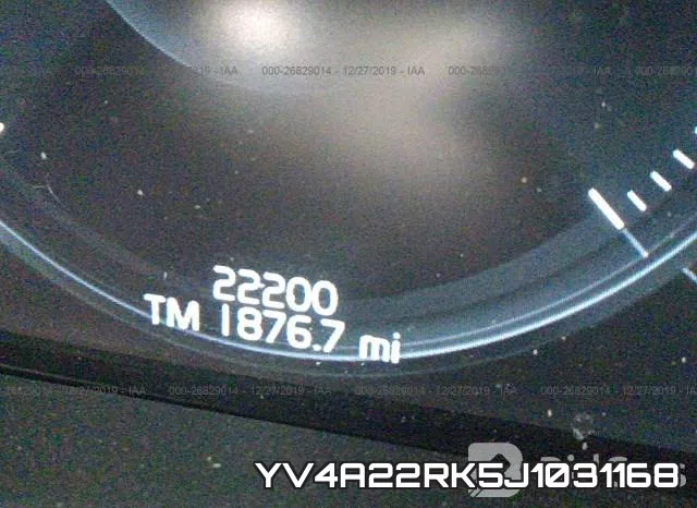 YV4A22RK5J1031168 фото 8