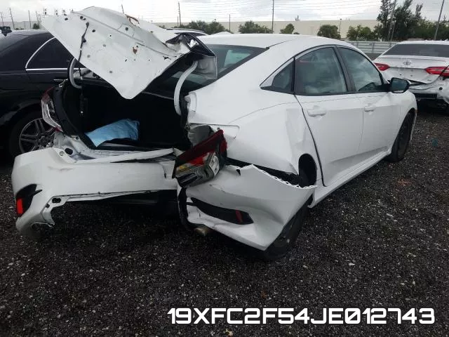 19XFC2F54JE012743 фото 5