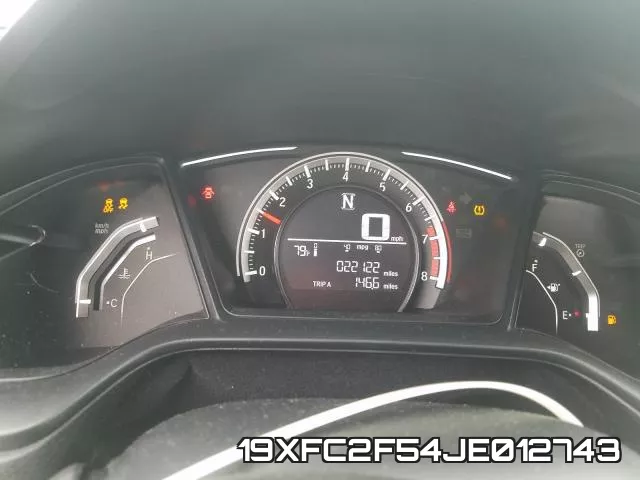 19XFC2F54JE012743 фото 9