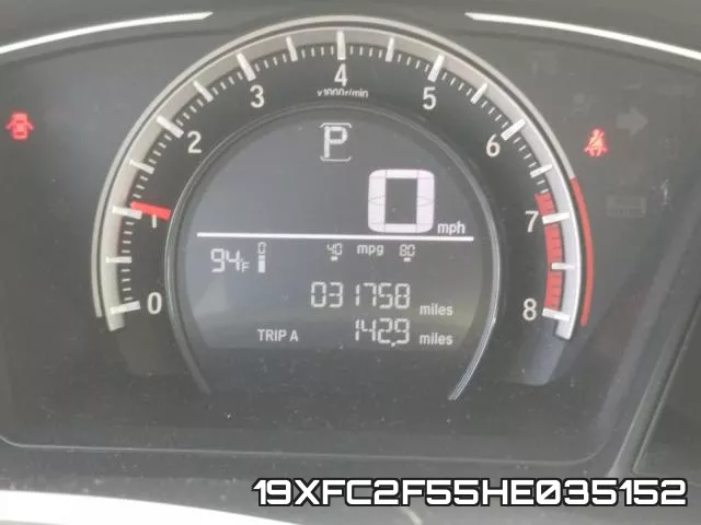 19XFC2F55HE035152 фото 9