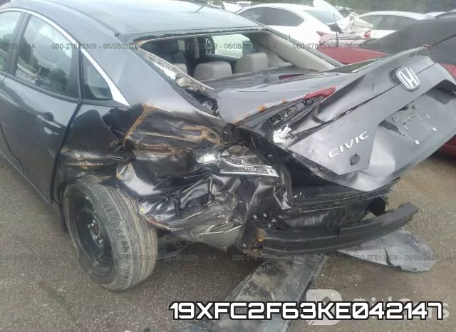 19XFC2F63KE042147 фото 7