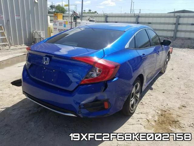 19XFC2F68KE002758 фото 5