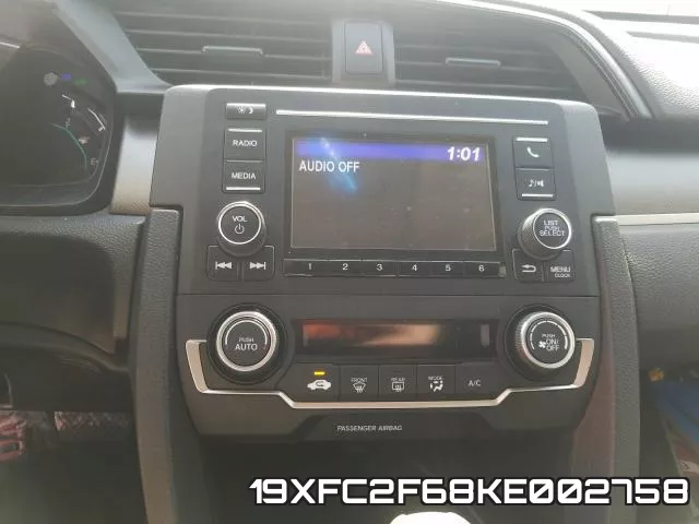 19XFC2F68KE002758 фото 10