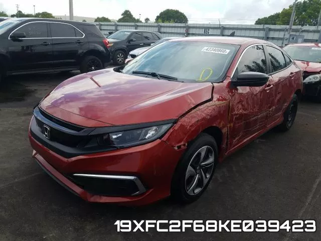 19XFC2F68KE039423 фото 3