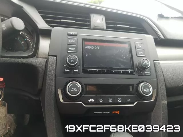 19XFC2F68KE039423 фото 10