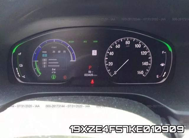 19XZE4F57KE010909 фото 8